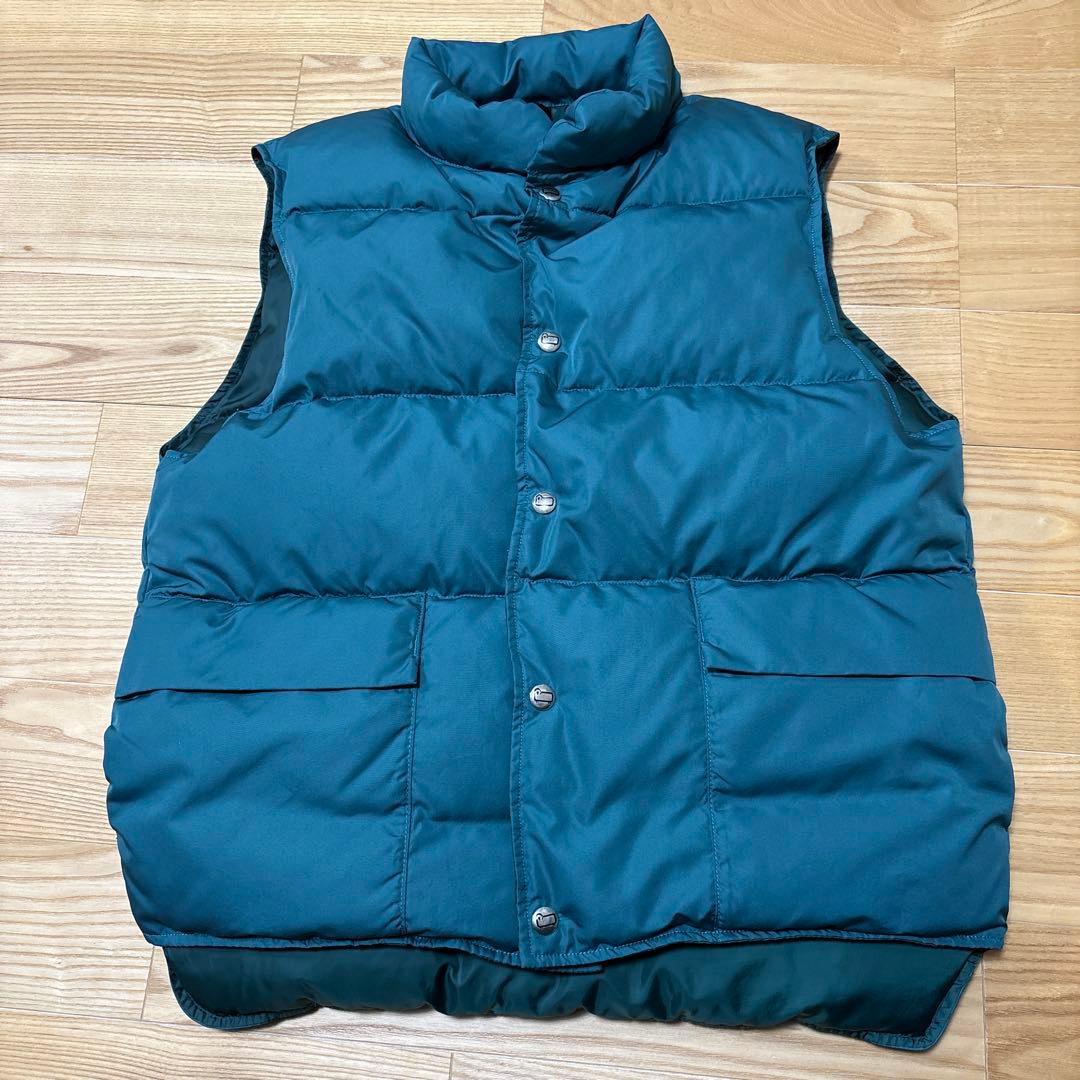 【美品】　beams f 別注　 woolrich ダウンベスト