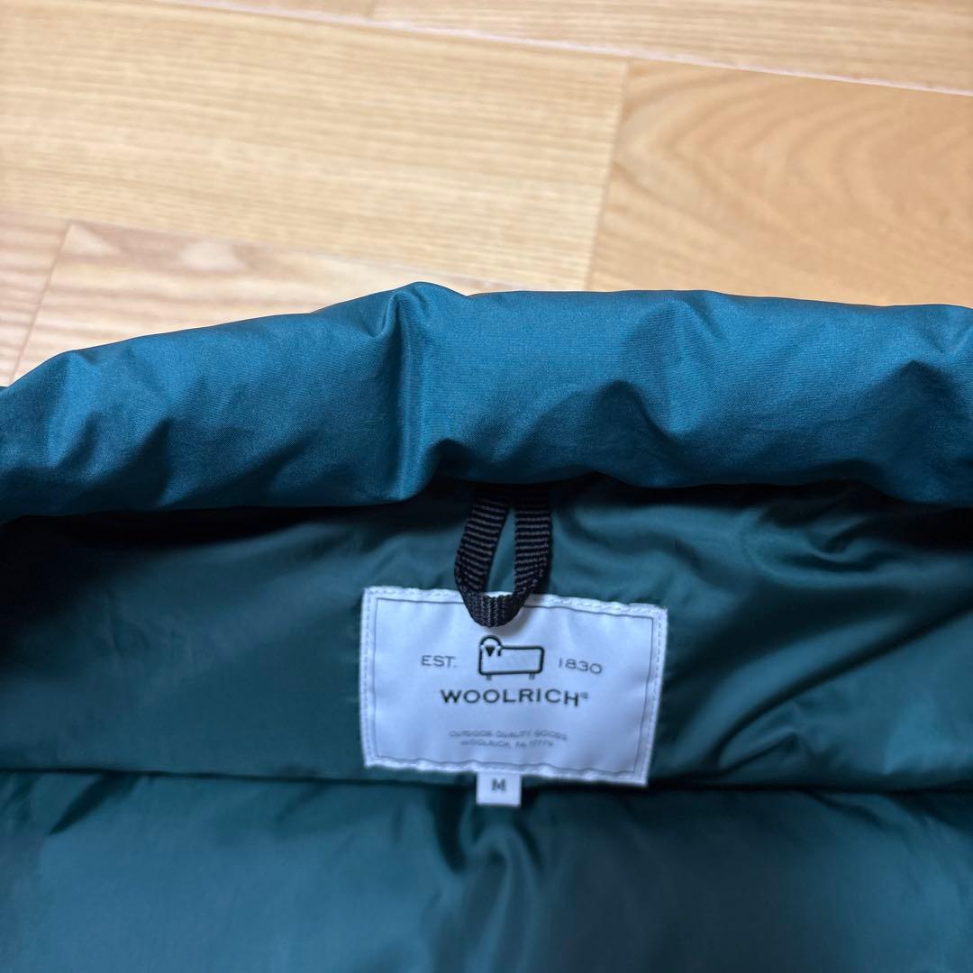 【美品】　beams f 別注　 woolrich ダウンベスト