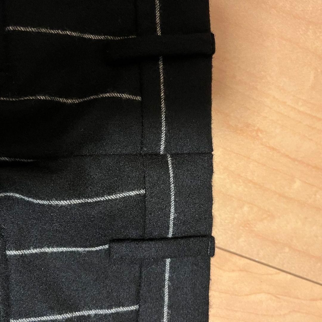 タリアトーレ　TAGLIATORE ブラックストライプ ビジネススーツ