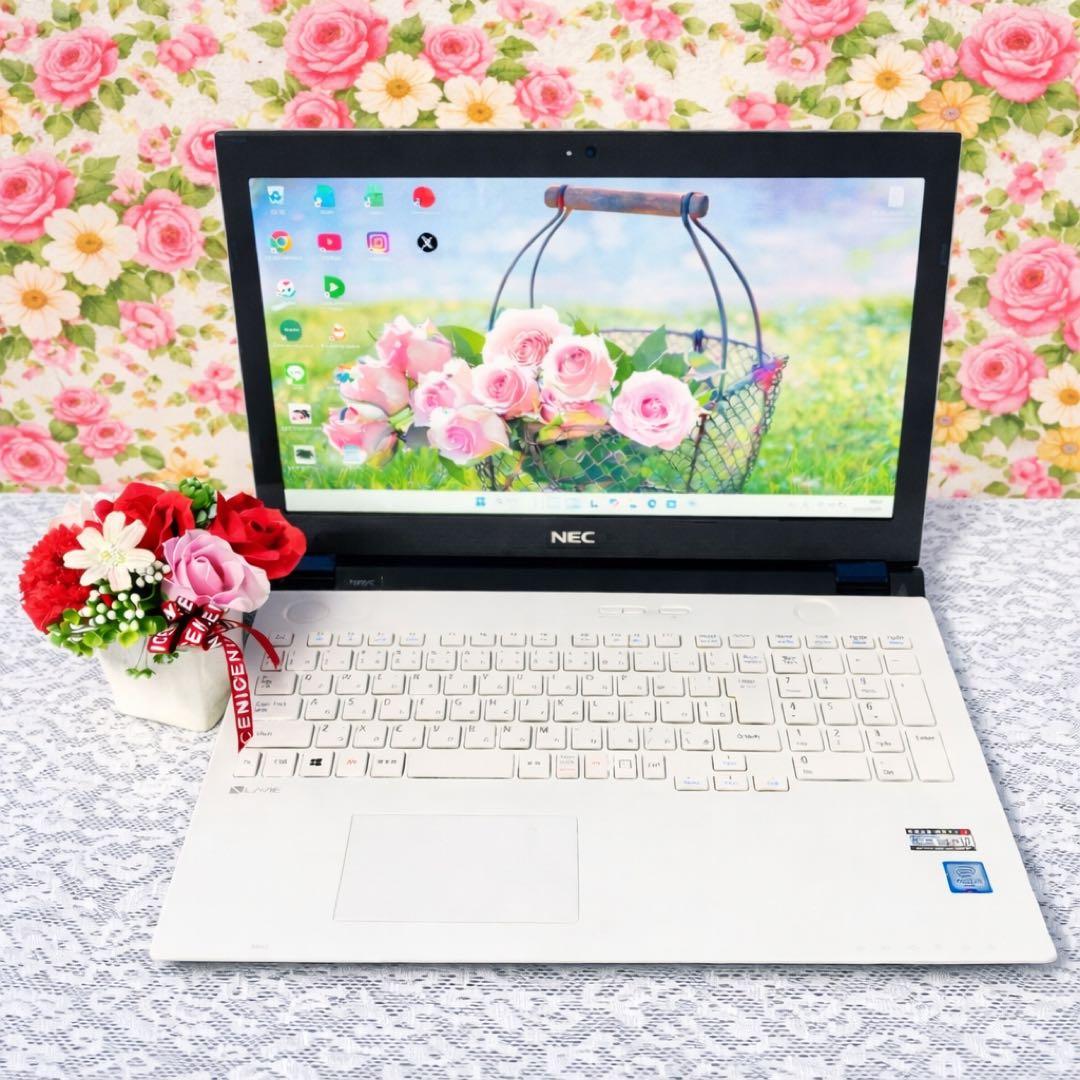 爆速SSD480GB✨NECノートパソコン Win11 カメラ付き ブルーレイ❣️