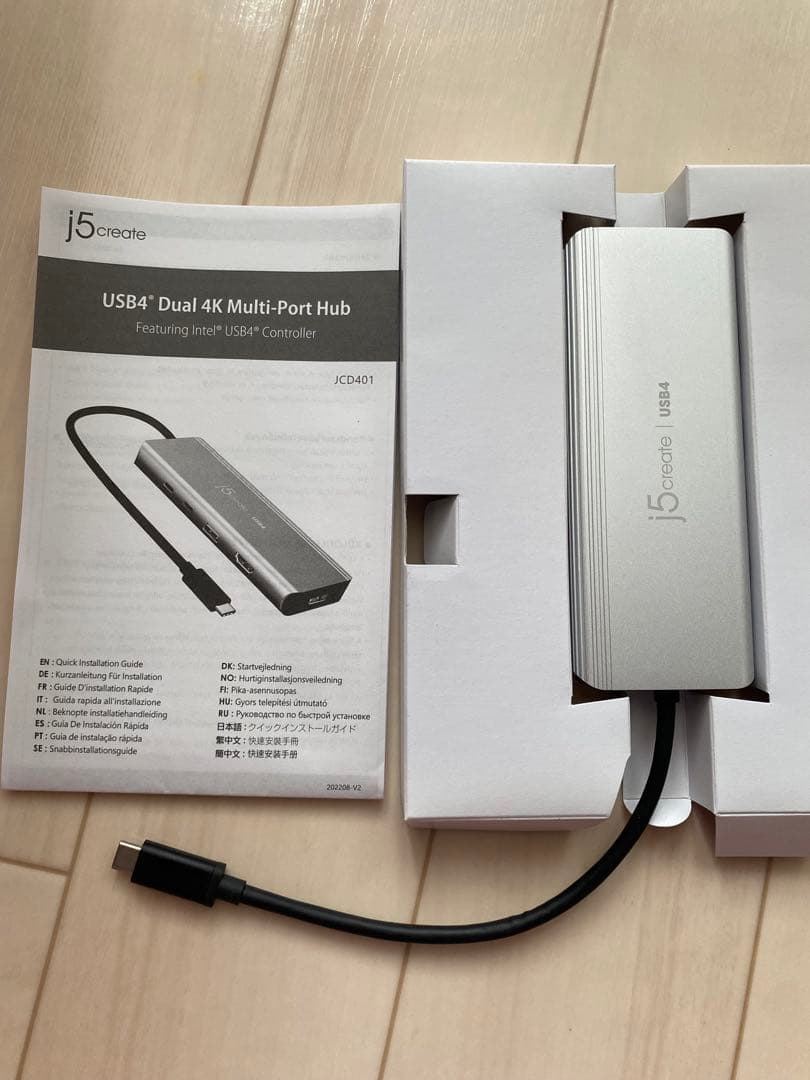 j5create USB4端子対応 5in1 Intel JCD401