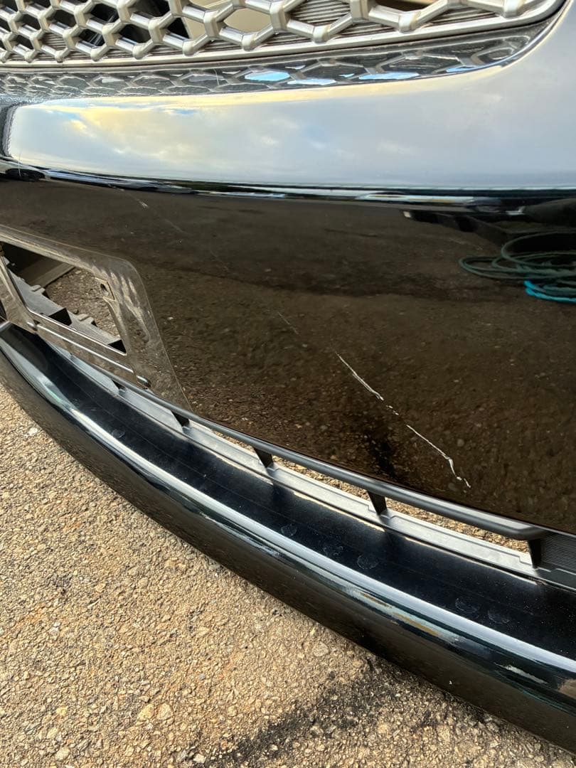 ヴォクシー 後期 ZRR70 フロントバンパー 黒