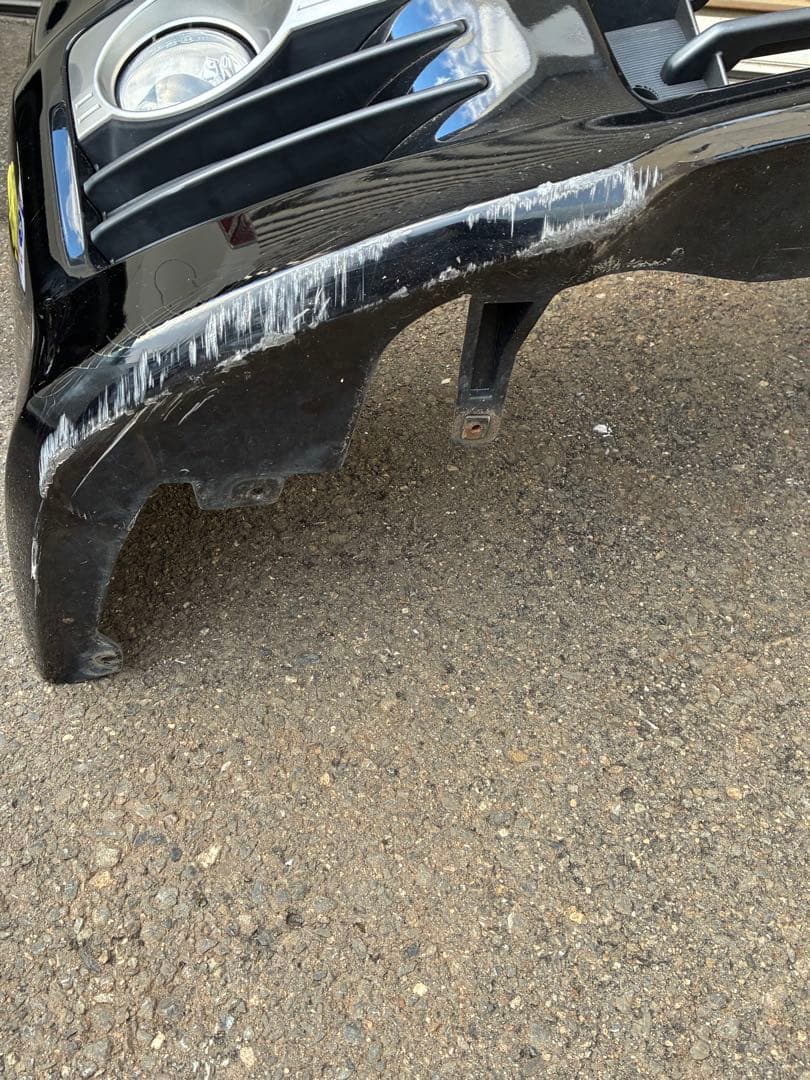 ヴォクシー 後期 ZRR70 フロントバンパー 黒