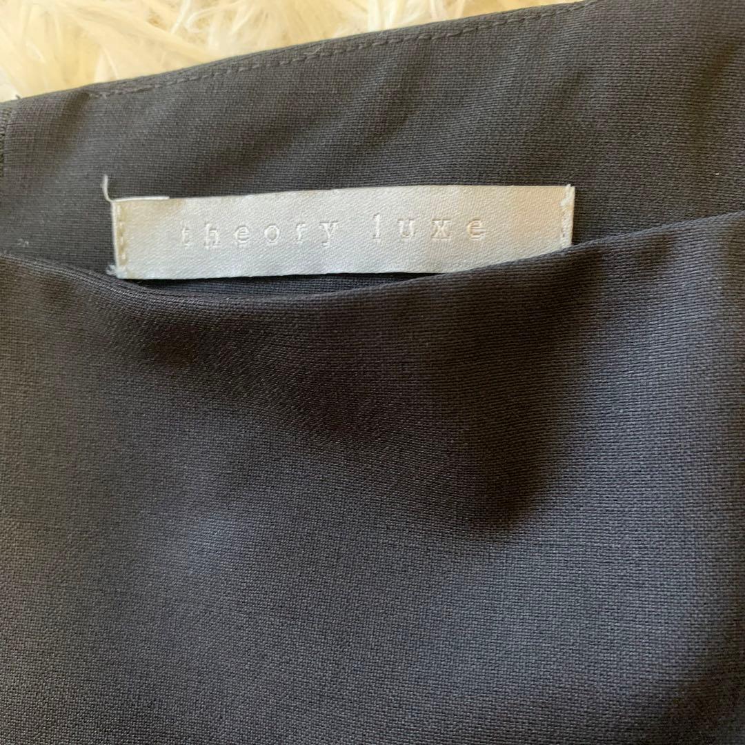 theory luxe テーラーカラースカートスーツ　セオリー　 ストレッチ