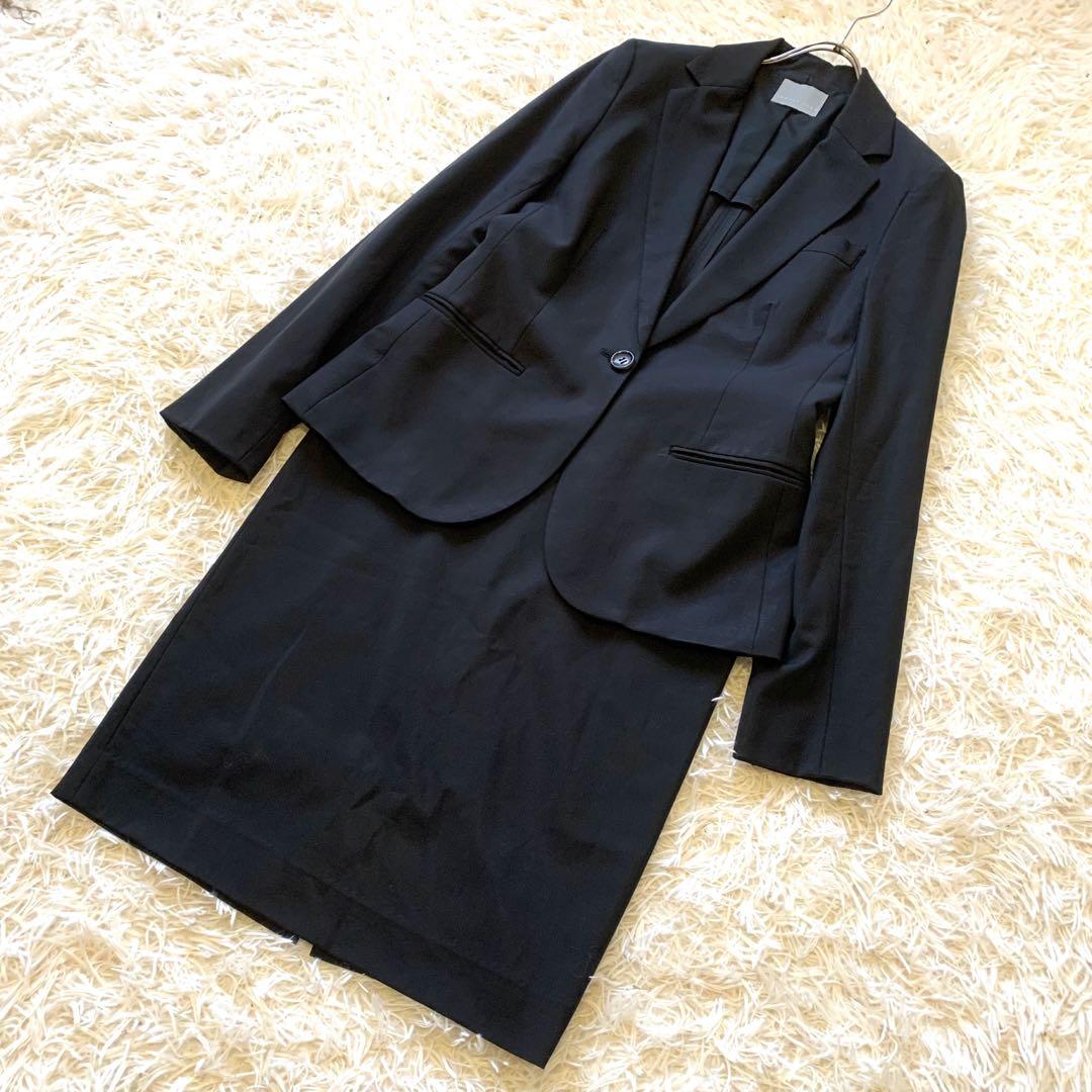 theory luxe テーラーカラースカートスーツ　セオリー　 ストレッチ