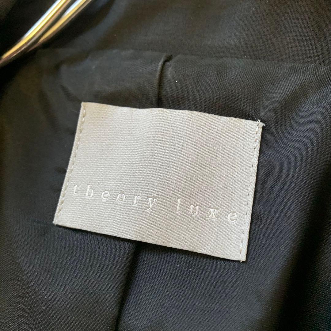 theory luxe テーラーカラースカートスーツ　セオリー　 ストレッチ