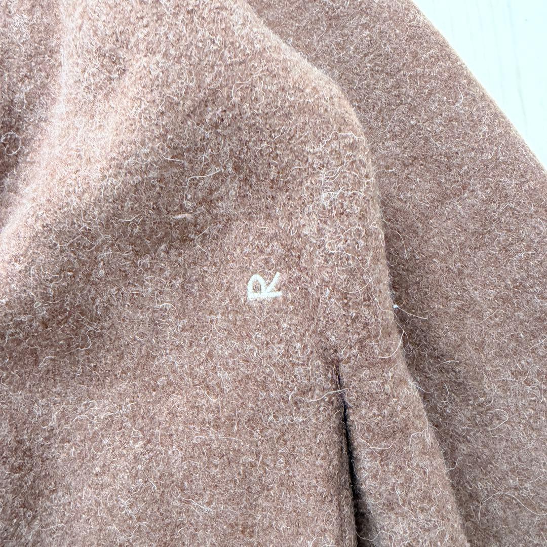 希少✨ 45R フェルトKNITカウチンCOAT ショールカラー　アルパカ 縮絨
