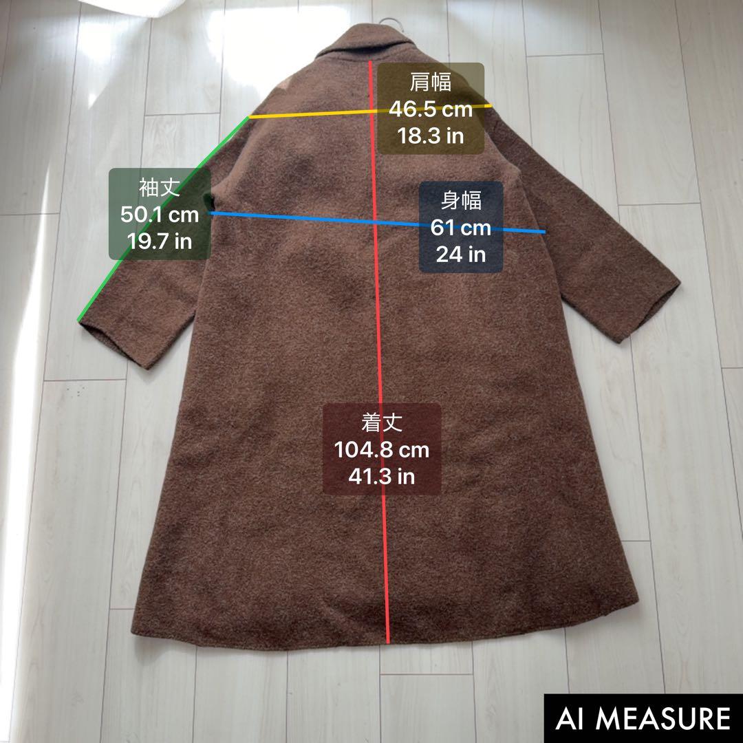 希少✨ 45R フェルトKNITカウチンCOAT ショールカラー　アルパカ 縮絨