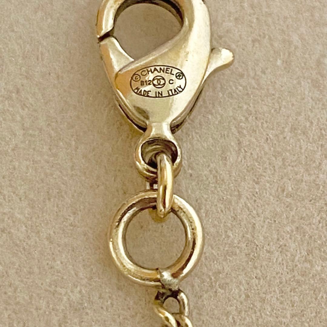 シャネル CHANEL ココマーク カラーストーンネックレス 二段階調節