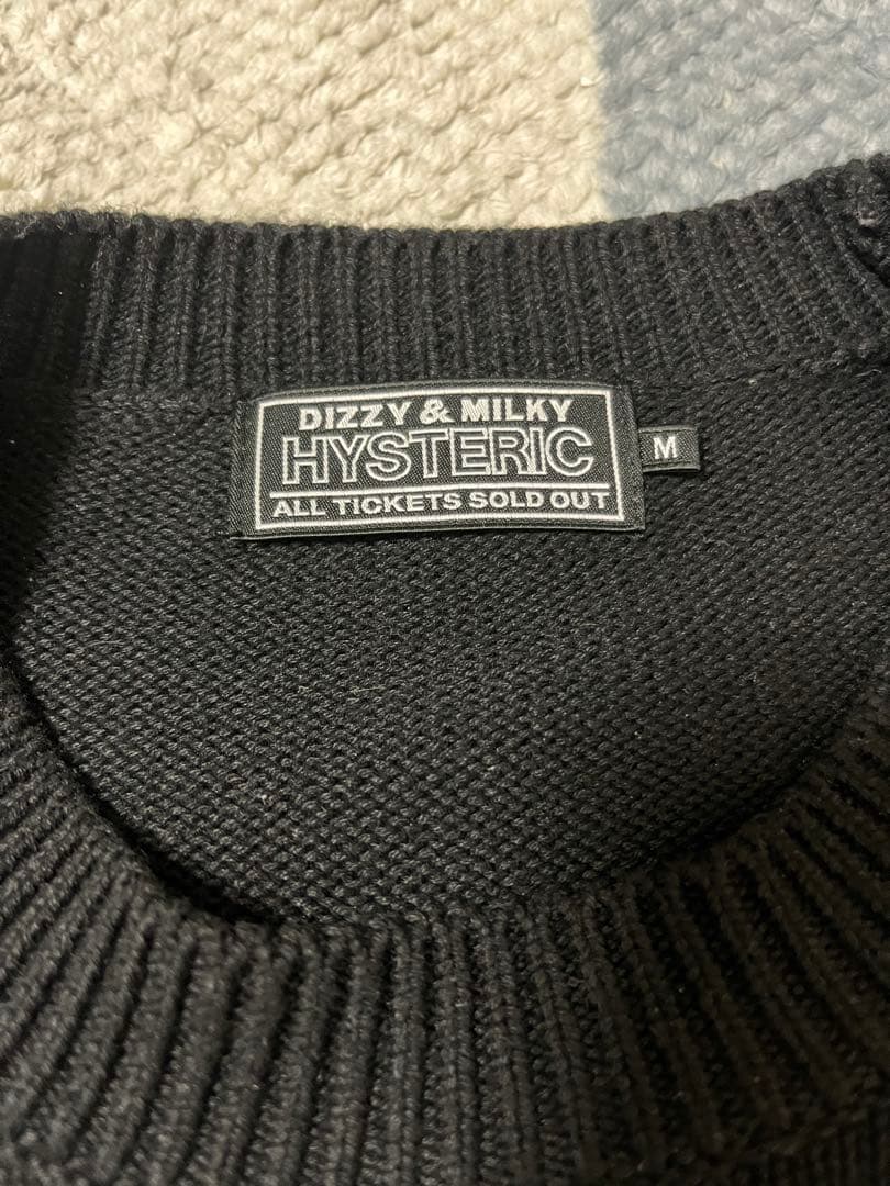 【極美品】 HYSTERIC M ギターガール ヒス グラフィックニット