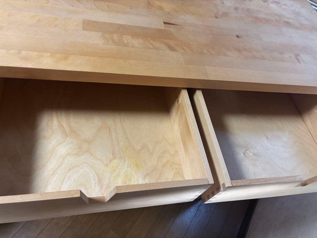 引き取り限定☆美品ナチュラル木製多目的ワゴン