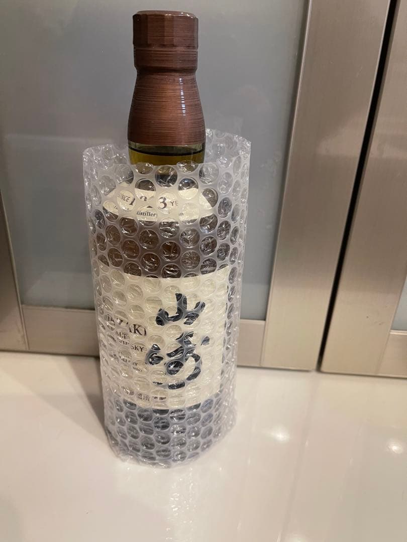 山崎ウイスキー プチプチ梱包