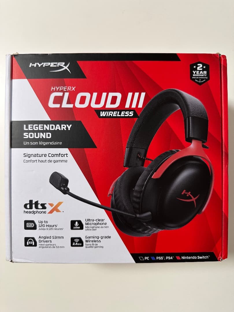 美品 完品 HyperX Cloud III Wireless