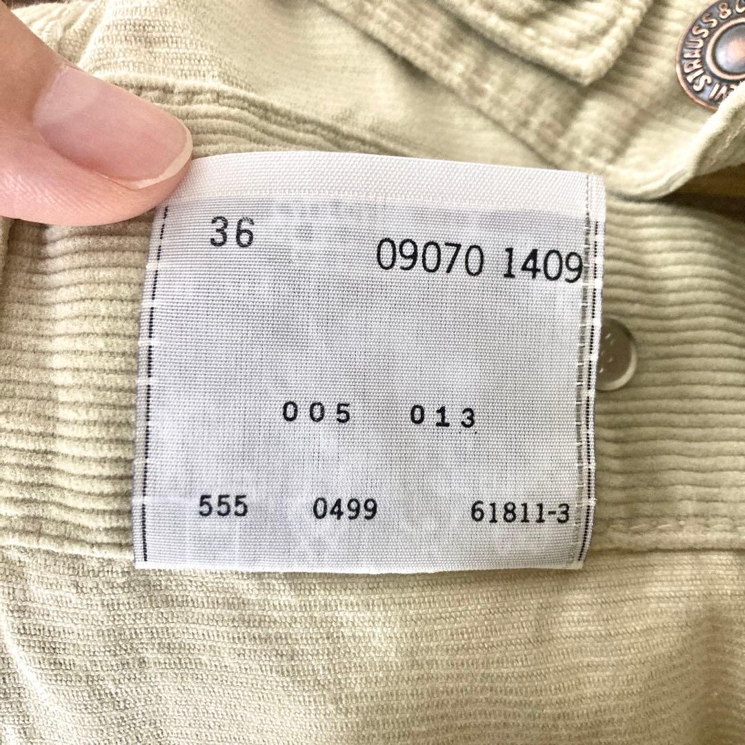 90s リーバイス コーデュロイ ジャケット 36 デッドストック USA製