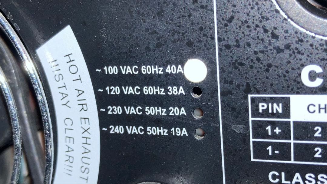 【中古】PHONIC XP3000 2ch PA パワーアンプ 1000W