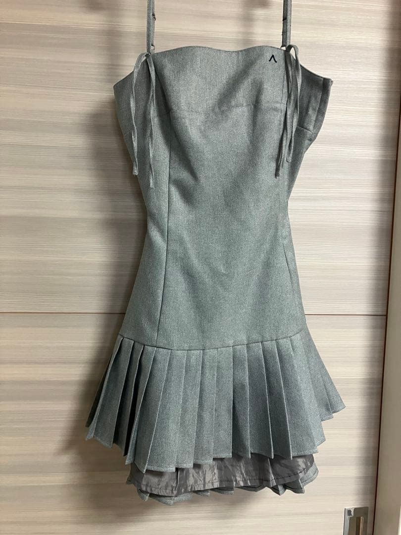 s*u様 Karen knit set mini dress Gray S AN