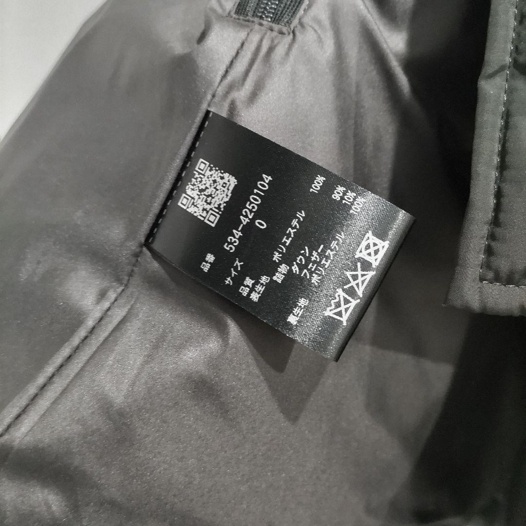 【美品】LE PHIL ルフィル パッフィーダウン ケープ ポンチョ 黒 0