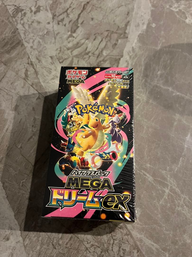 ポケセン産、シュリンク付き ポケモンカードゲーム MEGA ドリームEX