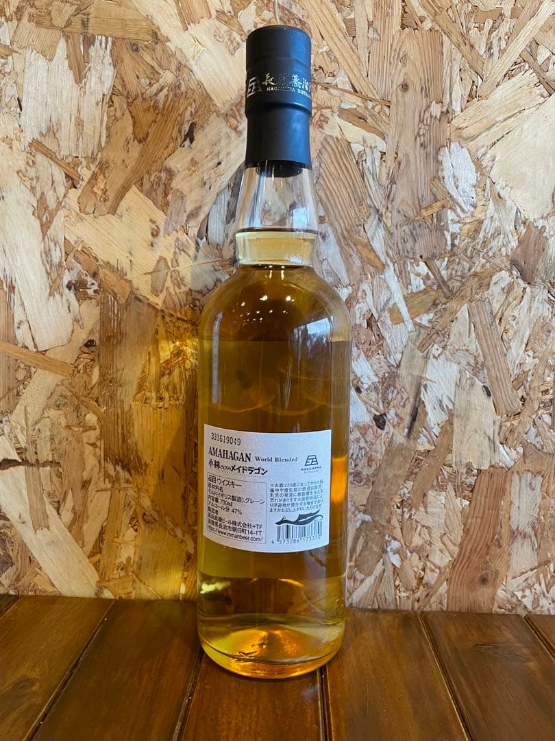 限定品 小林さんちのメイドラゴン ウイスキー ノンチルフィルタード アニメボトル