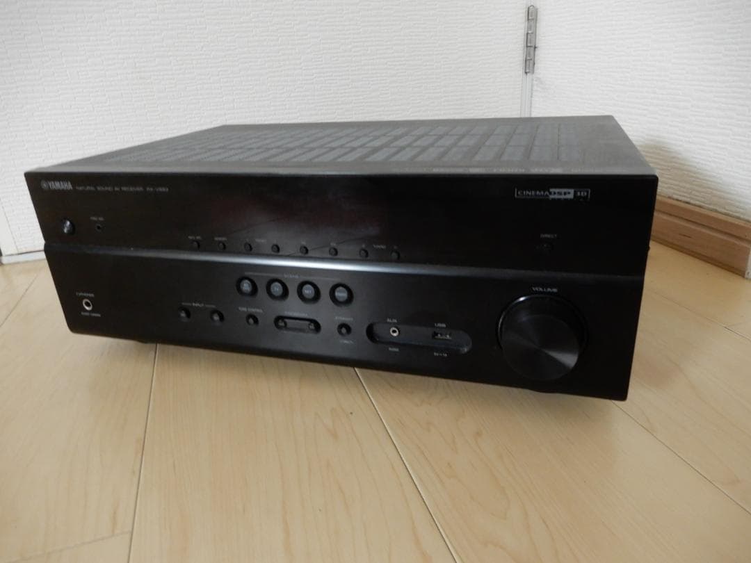YAMAHA AVレシーバー RX-V385 ブラック (中古)