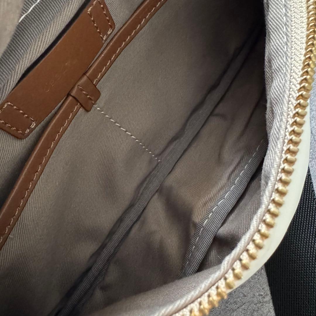 ORSETTO オルセット ナイロンボディバッグ ホワイト