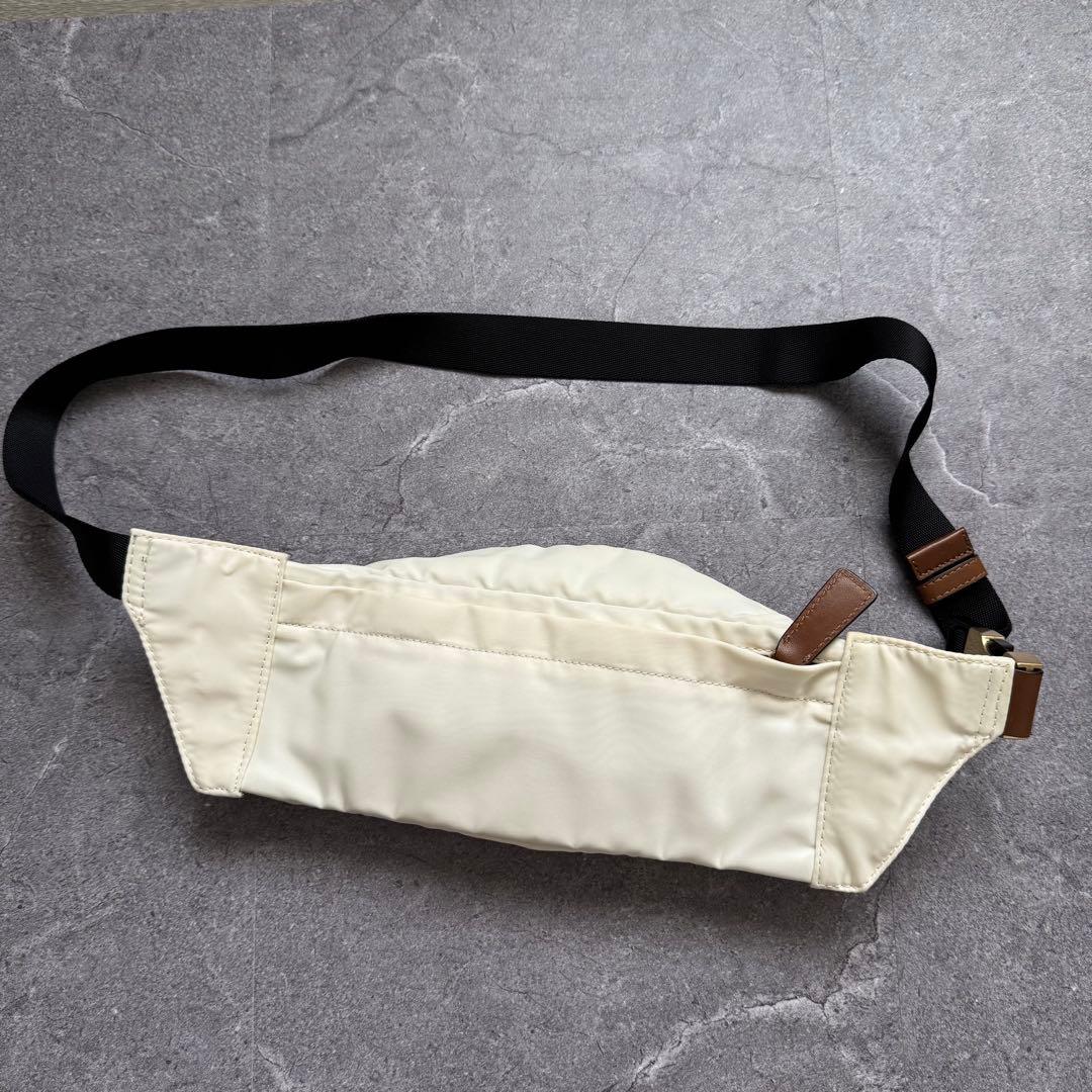 ORSETTO オルセット ナイロンボディバッグ ホワイト