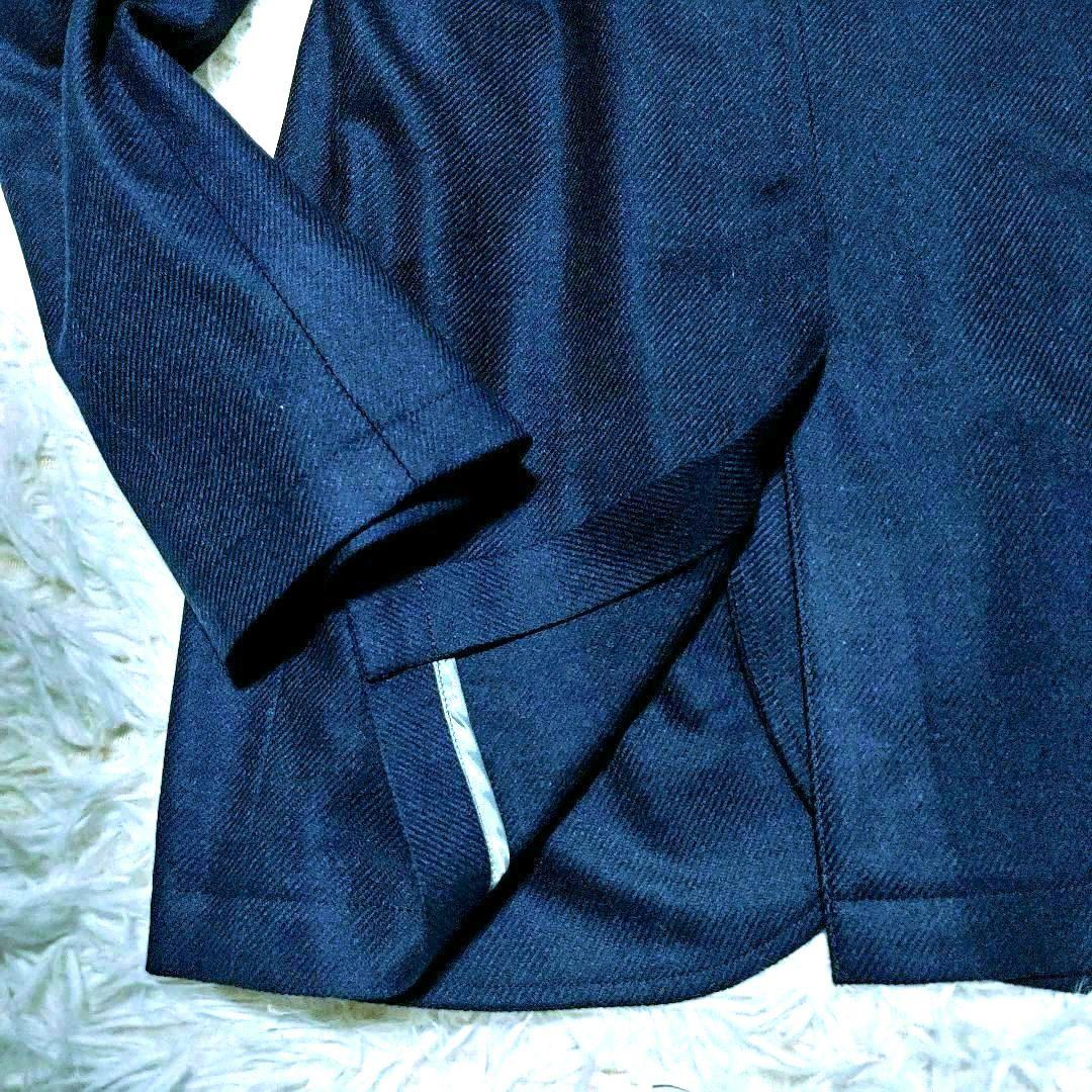 Loro Piano カシミヤ混　テーラードジャケット　ネイビー　大きめ　L