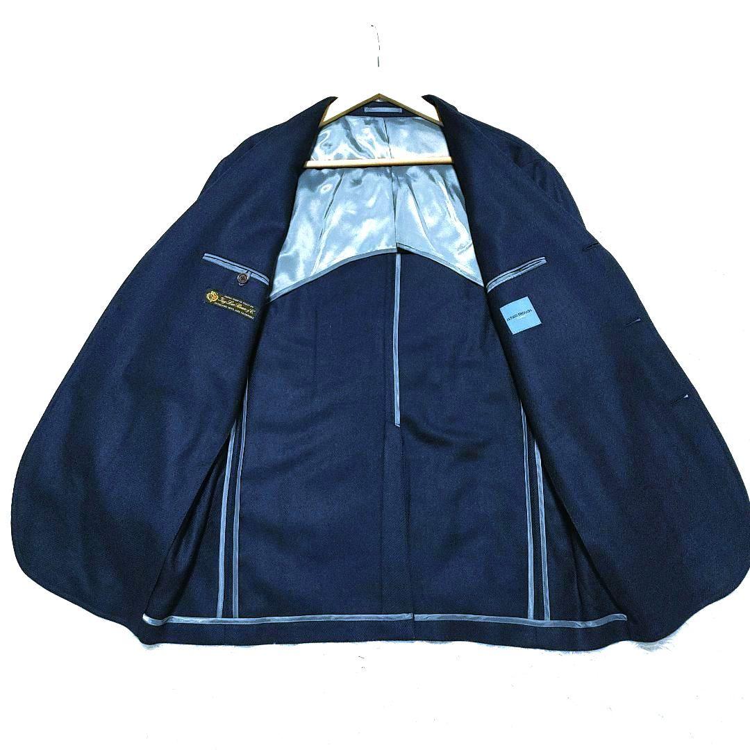 Loro Piano カシミヤ混　テーラードジャケット　ネイビー　大きめ　L