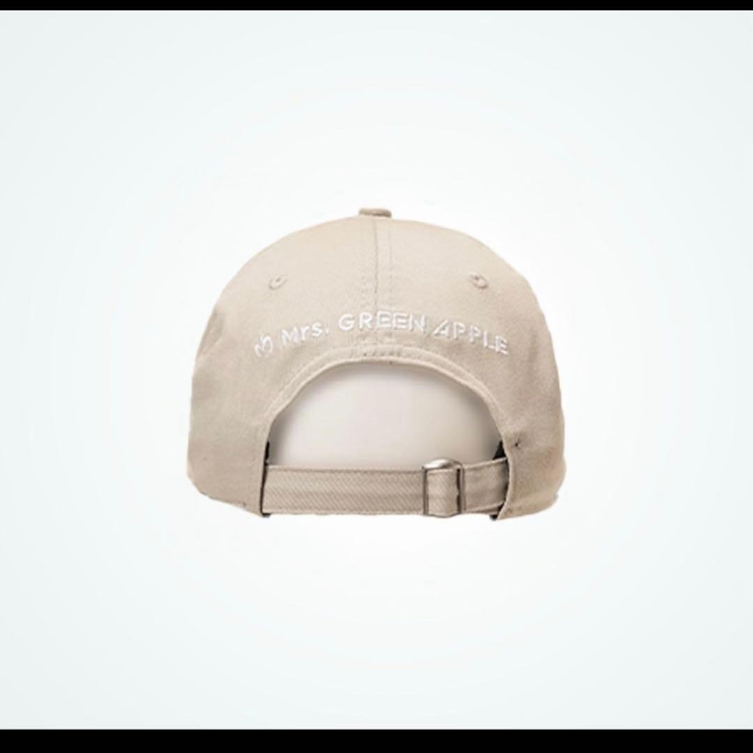 【ピンズ付き】Mrs. GREEN APPLE ベージュ キャップ