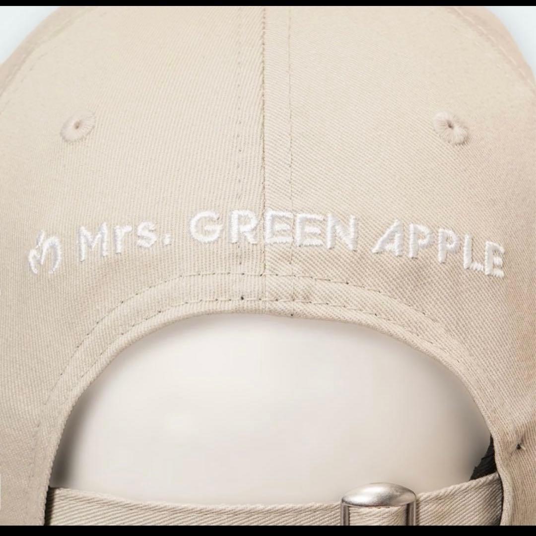 【ピンズ付き】Mrs. GREEN APPLE ベージュ キャップ