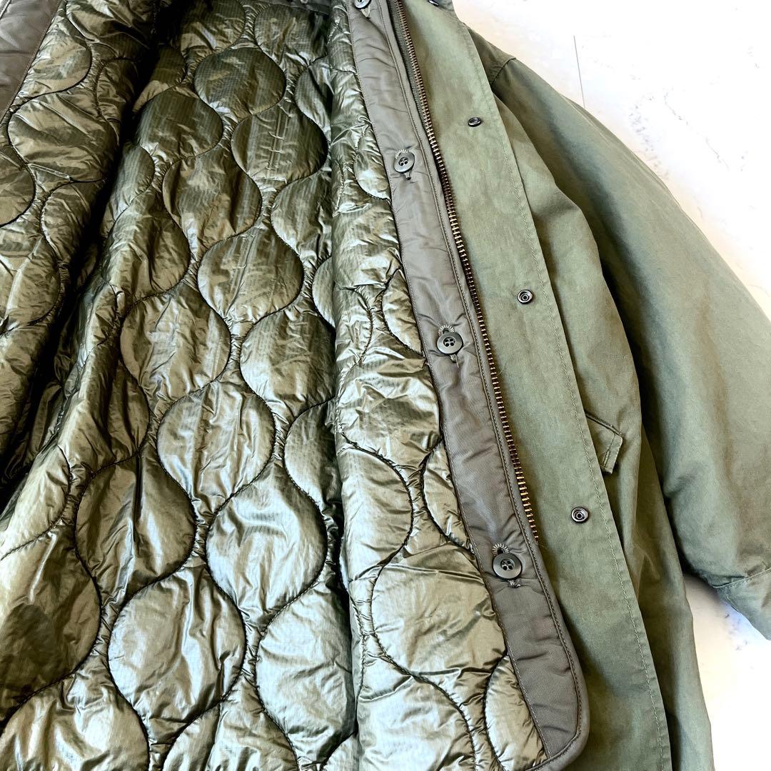 AP Studio アパルトモン系列 日本製 ライナー付き モッズコート カーキ