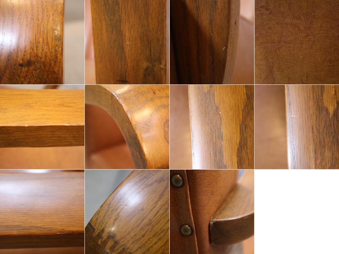 クラッシュゲート VESPA ホワイトオーク無垢材 シングルソファー アーム