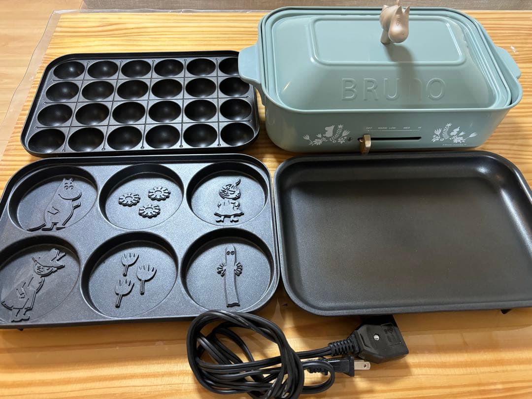 BRUNO ムーミン コンパクトホットプレート