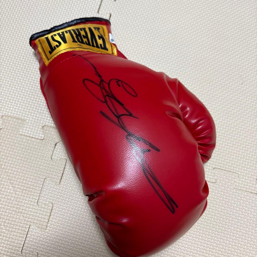 【お宝】シュガーレイレナード　サイン入りグローブ