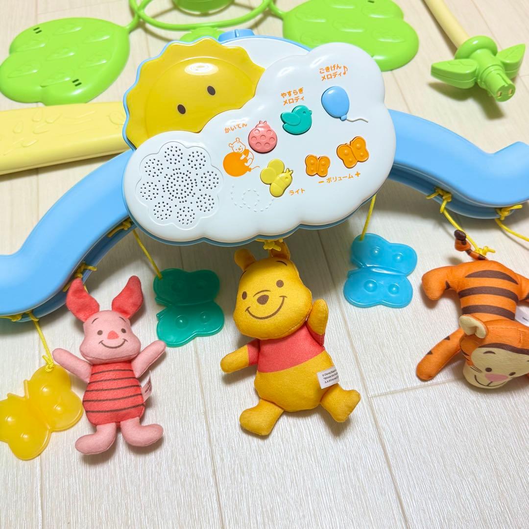 【美品/説明書・箱あり】Disney くまのプーさん えらべる回転6WAYメリー