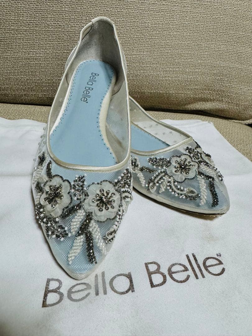 【rrr】Bella Belle ビーズ装飾 フラットシューズ
