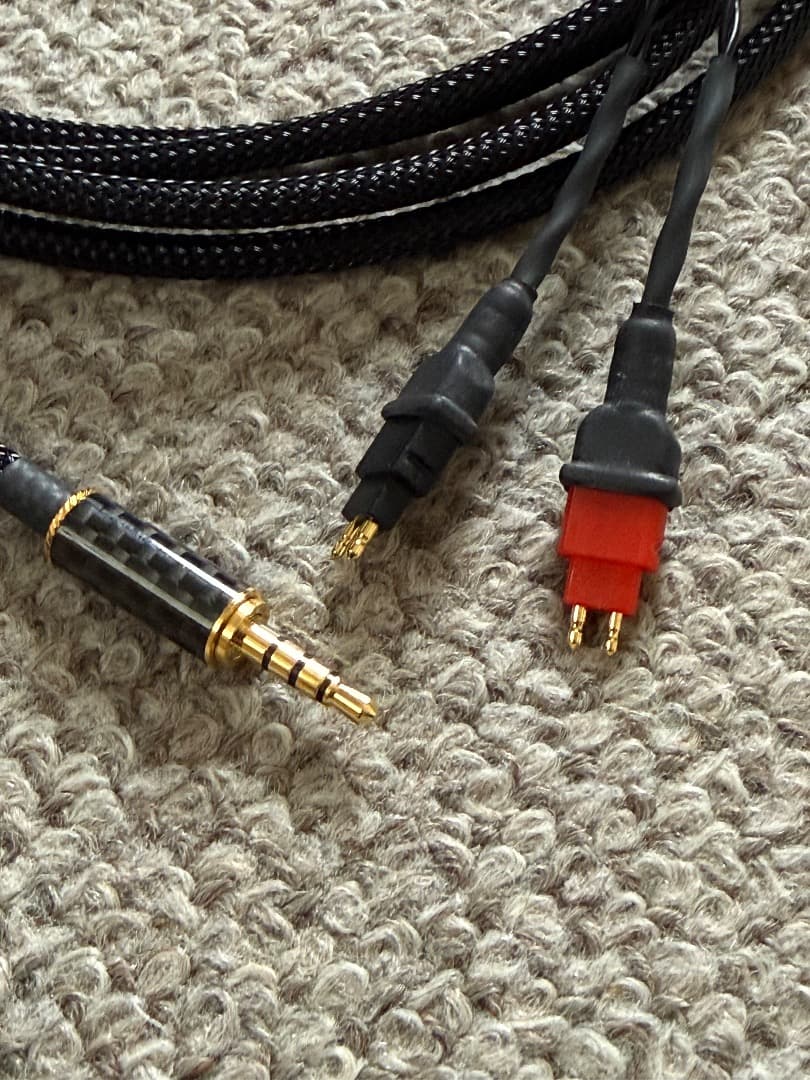 ヘッドホンケーブル ORB Clear force HD650 3.5mm4極