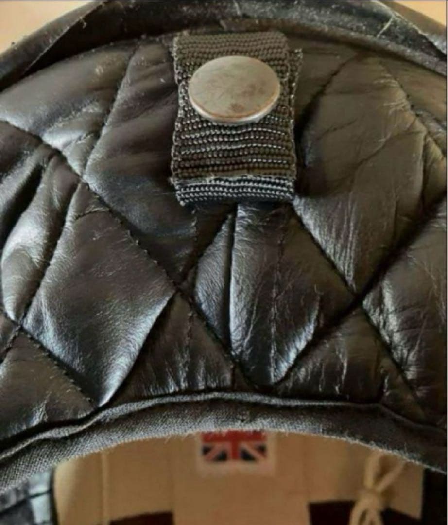 DAVIDAビンテージヘルメット 観賞用 ゴーグル付き