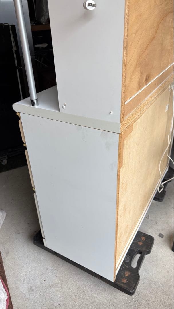 日本製（大川家具）食器棚キッチンボード(幅114cm)