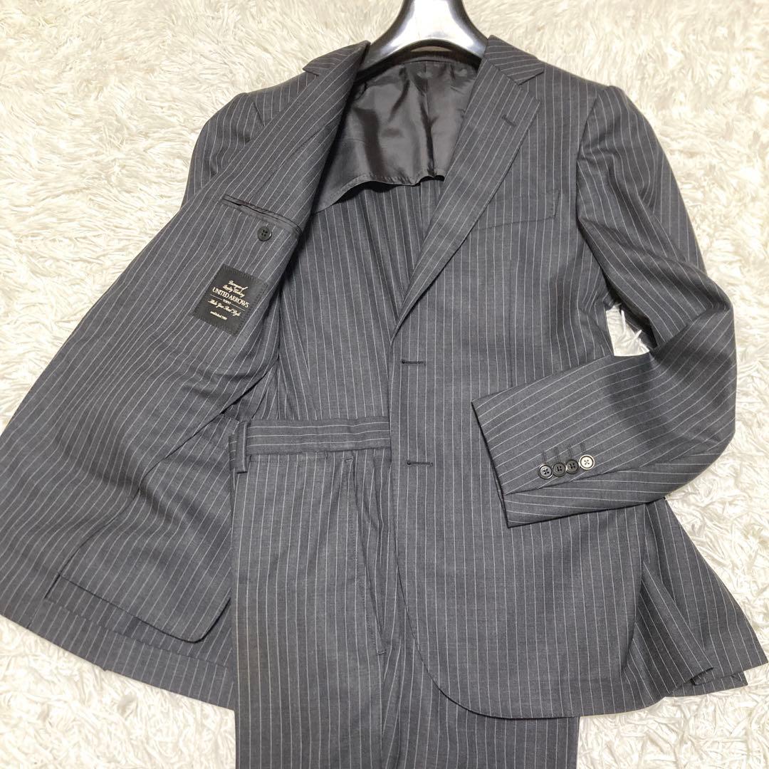 美品✨ユナイテッドアローズTOKYO　最高級黒タグ　セットアップスーツ　M 2B