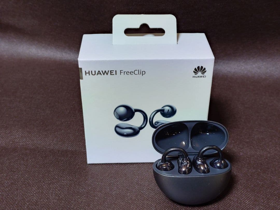 HUAWEI FreeClip ブラック 室内でのみ数回使用