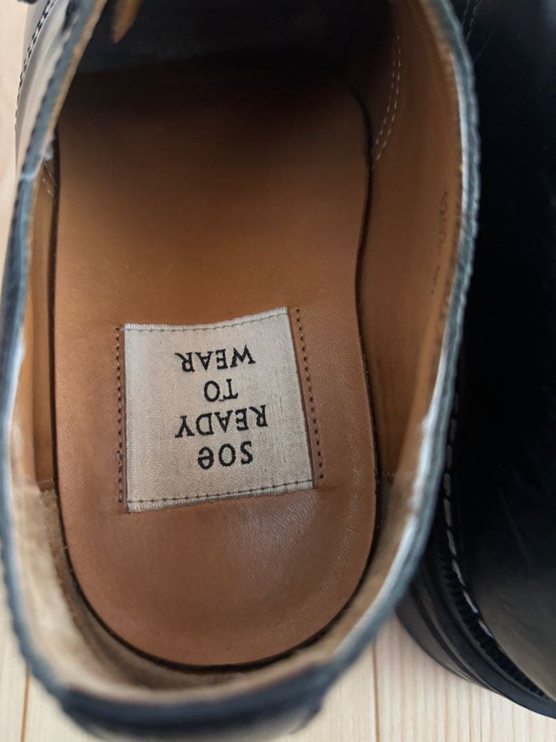 soe One Buckle Plain Toe Shoes（BLK）　1