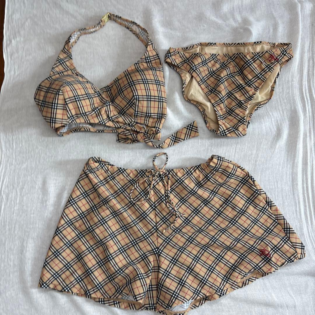 BURBERRY BLUE LABEL セパレート水着 チェック柄