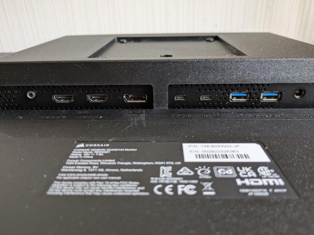 ディスプレイ・モニター本体 CORSAIR XENEON 32UHD144