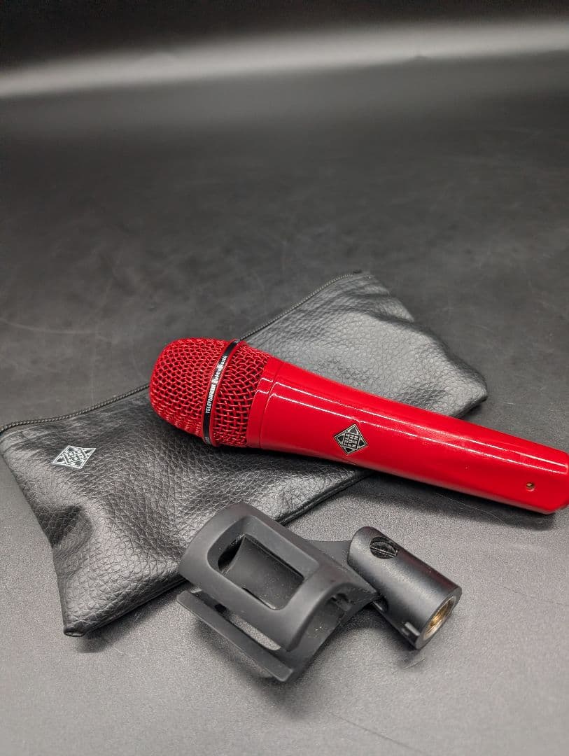 【美品・動作良好】TELEFUNKEN M80 ダイナミックマイク レッド