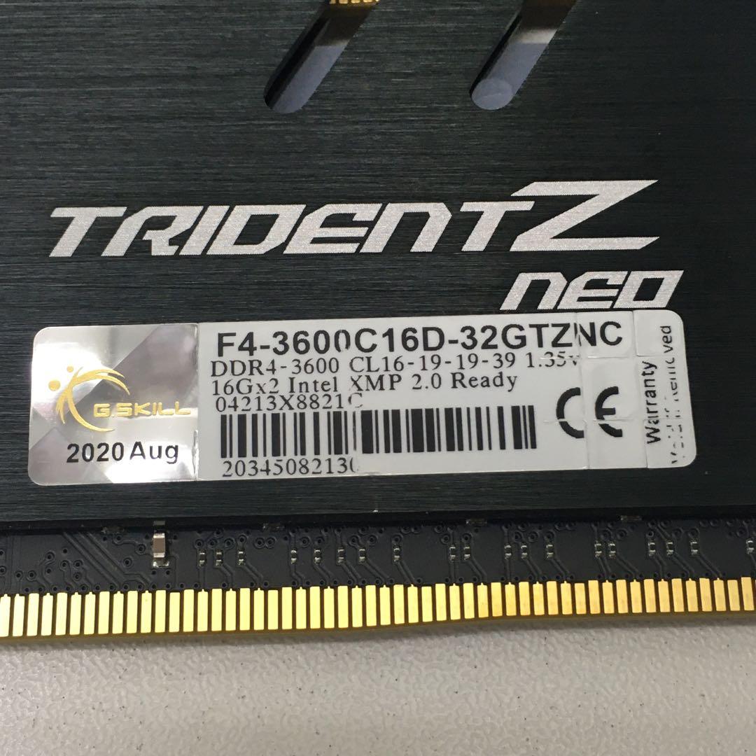 G.SKILL TRIDENTZ neo 16g×2 (32GB)