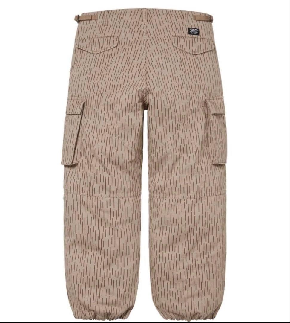 パンツ Supreme Cargo Pant Tan Raindrop 36 24FW