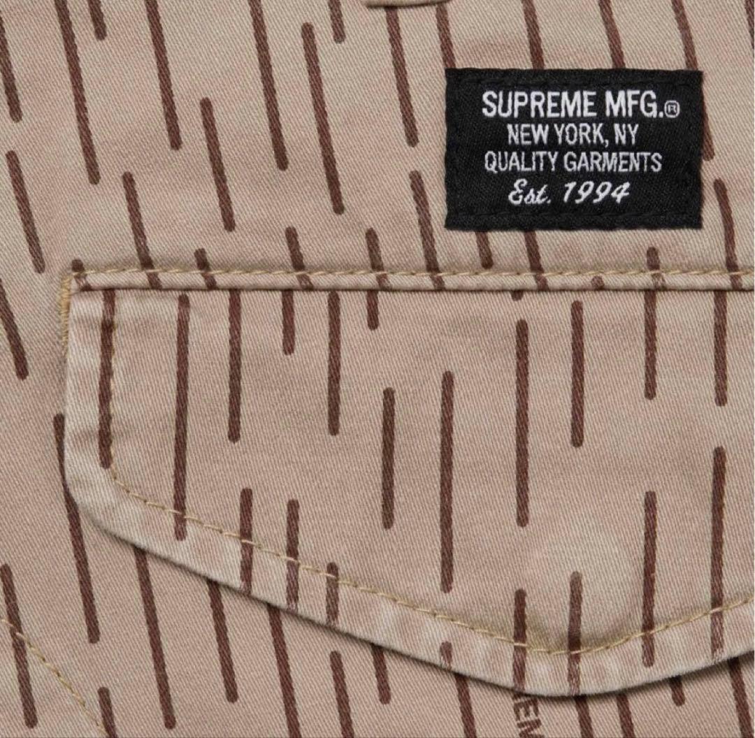 パンツ Supreme Cargo Pant Tan Raindrop 36 24FW
