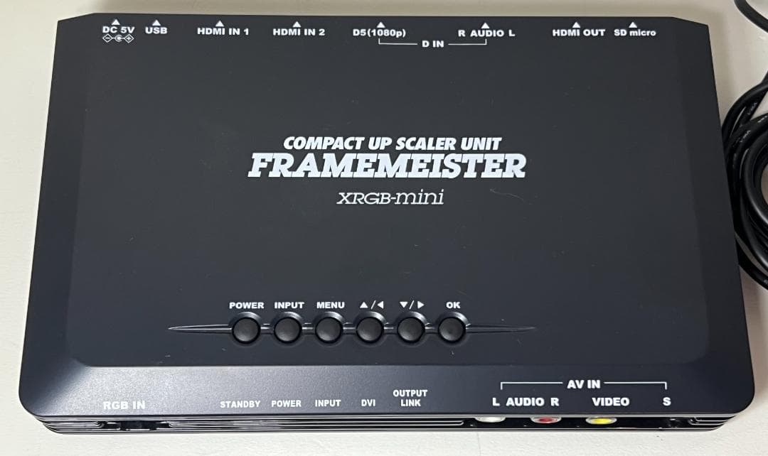 FRAMEMEISTER アダプタ、リモコン、ケーブル　SSなど動作確認