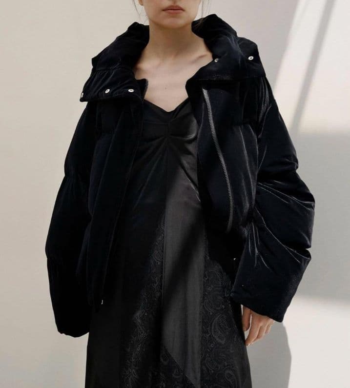 Ray BEAMS RBS 中綿ダウンジャケット ベロア